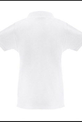 TH Clothes 30261 - Women's short-sleeved polo shirt in carded cotton