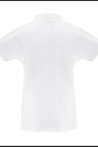 TH Clothes 30261 - Womens short-sleeved polo shirt in carded cotton