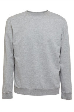 TH Clothes 30266 - Sweatshirt (unisex) aus italienischem Frottee ohne Knopfleiste