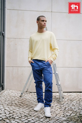 TH Clothes 30272 - Spodnie robocze z poliestru i bawełny