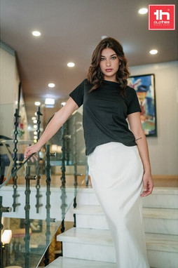 TH Clothes 30317 - T-shirt à coupe régulière pour femme