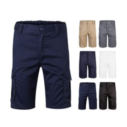 Velilla 36017 - Multi-pocket stretch Bermuda shorts (240g/m²), in cotton (46%), EME (38%) and polyester (16%)