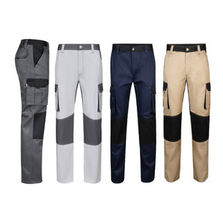 Velilla 36029 - Two-tone multi-pocket twill trousers (240 g/m²), in cotton (35%) and polyester (65%)