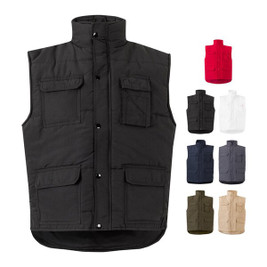 Velilla 36047 - Multi-pocket padded vest (220g/m²), in polyester (100%)