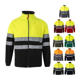 Velilla 36075 - Two-tone fleece jacket (280g/m²), in polyester (100%)
