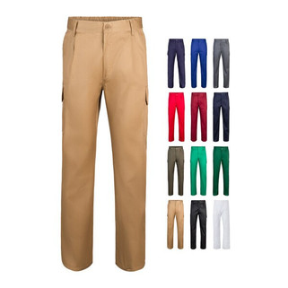 Velilla 36116 - Multi-pocket keperstof broek (200g/m²), van katoen (35%) en polyester (65%)