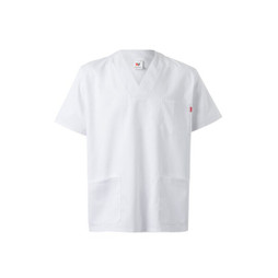 Velilla 36131 - Túnica de sarja (190g/m²) com manga curta, em poliéster (65%) e algodão (35%)