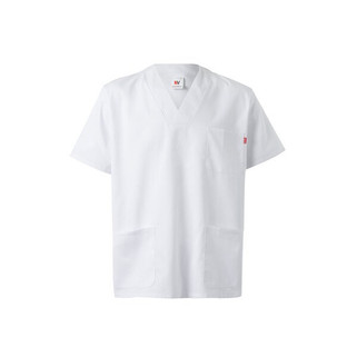 Velilla 36131 - Twill tunic (190g/m²) with short sleeves, in polyester (65%) and cotton (35%)