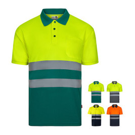 Velilla 36141 - Poloshirt (140g/m²) im Bird-Eye-Design mit kurzen Ärmeln, aus Polyester (100%)