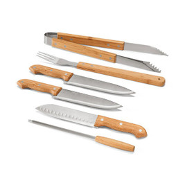 hi!dea 53844 - Barbecueset geleverd in een bamboe doos