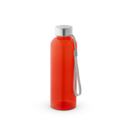 hi!dea 54326 - Borraccia PET riciclato (100% rPET) trasparente con finitura lucida 600 mL