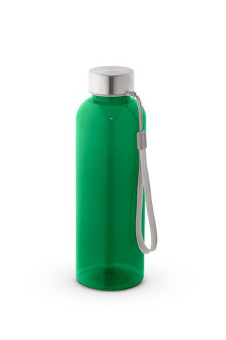 Bouteille PET recyclé (100% rPET) translucide, finition brillante 600 mL - Egotier 54326