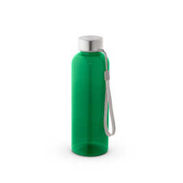 hi!dea 54326 - Recycled PET (100% rPET) bottle with glossy translucent finish 600 mL