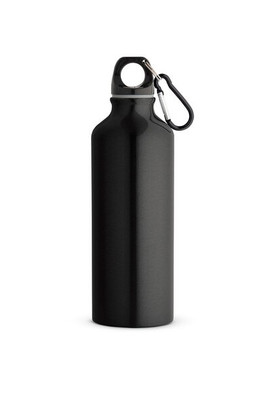 Recycled aluminium bottle with carabiner 530 mL - Egotier 54623