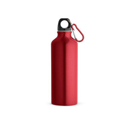 hi!dea 54623 - Recycled aluminium bottle with carabiner 530 mL