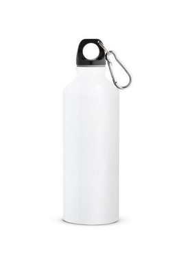 Recycled aluminium bottle with carabiner 530 mL - Egotier 54623