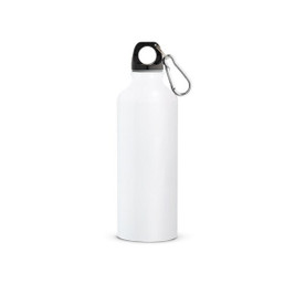 hi!dea 54623 - Recycled aluminium bottle with carabiner 530 mL