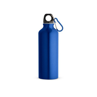 Flasche aus recyceltem Aluminium 530 mL mit Karabiner - Egotier 54623