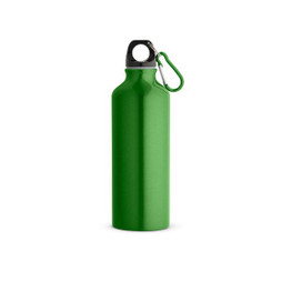 hi!dea 54623 - Flasche aus recyceltem Aluminium 530 mL mit Karabiner