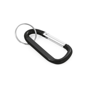 Aluminium carabiner with keyring - Egotier 58823