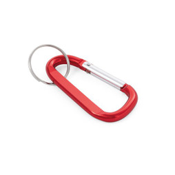 hi!dea 58823 - Aluminium carabiner with keyring