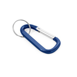 hi!dea 58823 - Karabinerclip aus Aluminium mit Schlüsselring