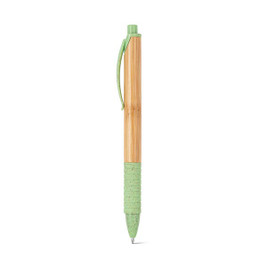 hi!dea 81013 - Bamboo ball pen with non-slip clip
