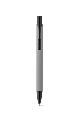 Soft touch aluminium ball pen - Egotier 81140