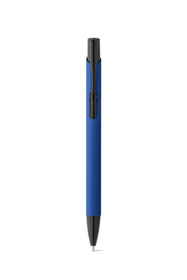 Soft touch aluminium ball pen - Egotier 81140