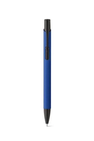 Soft touch aluminium ball pen - Egotier 81140