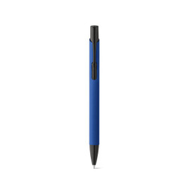 Soft touch aluminium ball pen - Egotier 81140