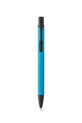 Soft touch aluminium ball pen - Egotier 81140