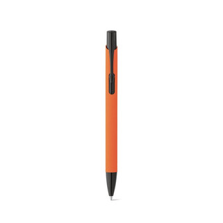 Soft touch aluminium ball pen - Egotier 81140