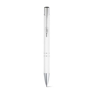 Soft touch aluminium ball pen - Egotier 81141