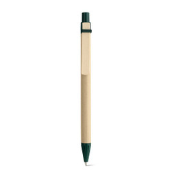 hi!dea 91292 - Kraft paper ball pen with wooden clip
