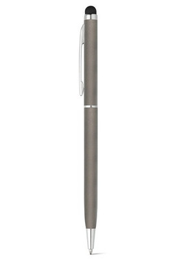 Aluminium ball pen with twist mechanism and touch tip - Egotier 91624