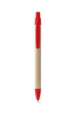 Kraft paper ball pen with clip - Egotier 91628
