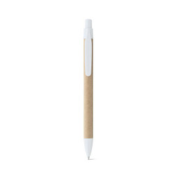 hi!dea 91628 - Kraftpapier-Kugelschreiber mit Clip