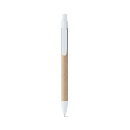 Kraft paper ball pen with clip - Egotier 91628