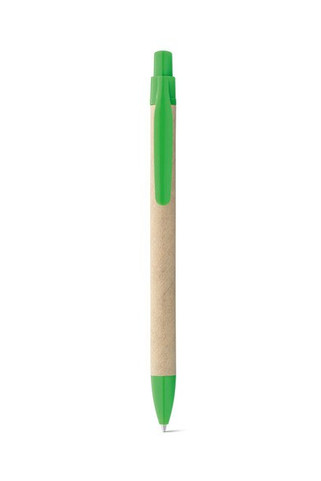 Kraft paper ball pen with clip - Egotier 91628