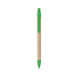 Kraft paper ball pen with clip - Egotier 91628