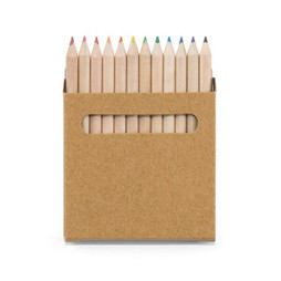 hi!dea 91747 - Pencil box with 12 coloured pencils