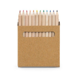hi!dea 91747 - Pencil box with 12 coloured pencils