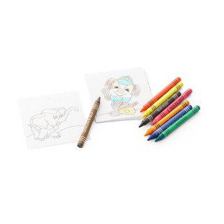 Colouring set supplied in a Kraft paper box - Egotier 91755
