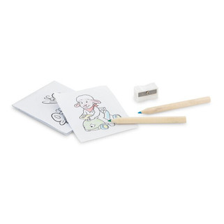 Colouring set with colouring pencils - Egotier 91758