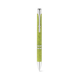 Straw fibre and ABS ball pen with clip - Egotier 91771