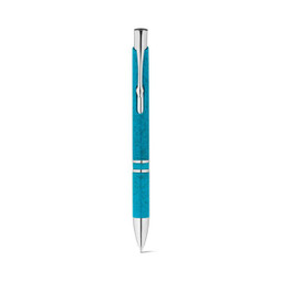 hi!dea 91771 - Stylo bille en paille de blé et ABS avec attache