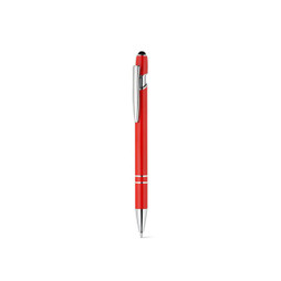hi!dea 91799 - Kugelschreiber mit Gehäuse aus recyceltem Aluminium (100% rAL) und Touch-Pen Druckknopf