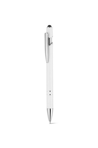 Ballpoint pen with recycled aluminium (100% rAL) body and touch tip - Egotier 91799