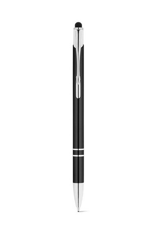 Aluminium ball pen with touch tip and clip - Egotier 91849